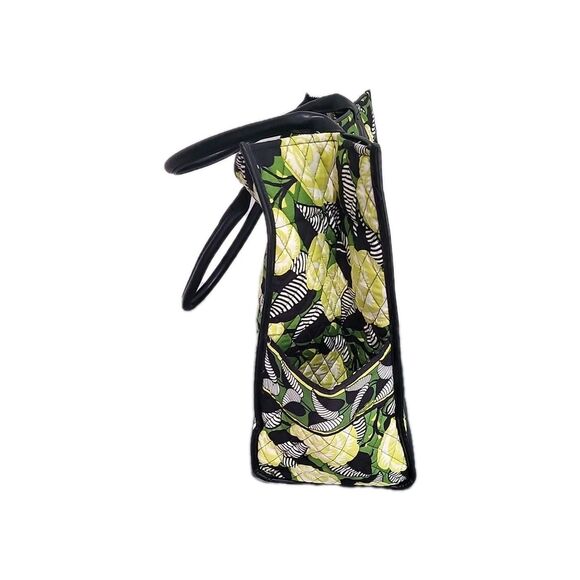 Vera Bradley La Neon Rose Black Tote-$112 MSRP EUC - Picture 3 of 13